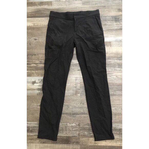 Athleta Womens Size 6 Black Rip Stop Stretch Casual Pants - Picture 1 of 6